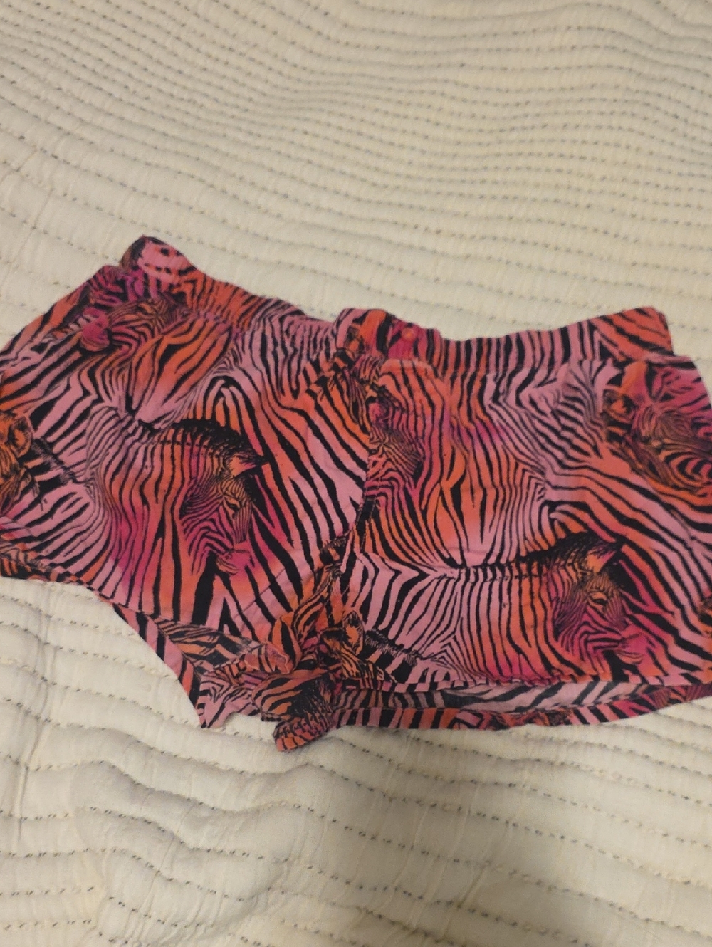 Aero Zebra Print Sleep Shorts M